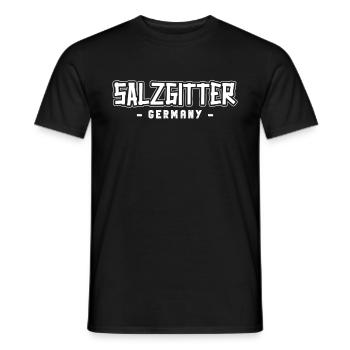Salzgittererin Salzgitterer Salzgitter - Männer T-Shirt - Schwarz - Vorne - AI Model Male 178 light (178cm)
