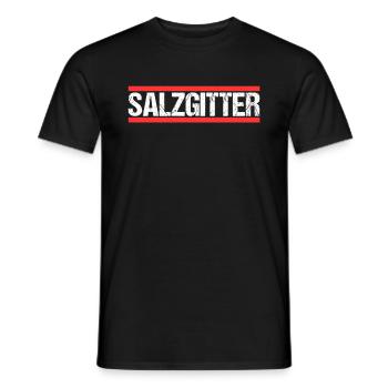 Salzgittererin Salzgitterer Salzgitter - Männer T-Shirt - Schwarz - Vorne - AI Model Male 178 light (178cm)