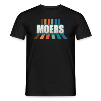 Moerserin Moerser Moers - Men's T-Shirt - black - Front - AI Model Male 178 light (178cm)