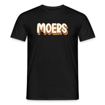 Moerserin Moerser Moers - Men's T-Shirt - black - Front - AI Model Male 178 light (178cm)