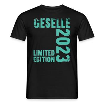 Geselle Gesellenprüfung bestanden Gesellen - Männer T-Shirt - Schwarz - Vorne - AI Model Male 178 light (178cm)