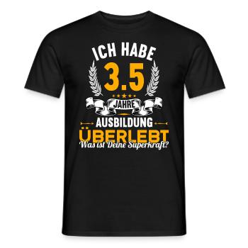 Geselle Gesellenprüfung bestanden Gesellen - Männer T-Shirt - Schwarz - Vorne - AI Model Male 178 light (178cm)