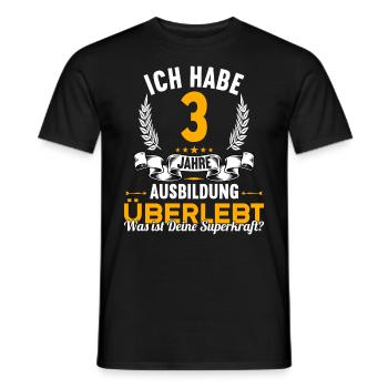 Geselle Gesellenprüfung bestanden Gesellen - Männer T-Shirt - Schwarz - Vorne - AI Model Male 178 light (178cm)