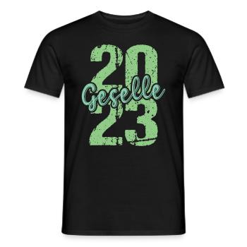 Geselle Gesellenprüfung bestanden Gesellen - Männer T-Shirt - Schwarz - Vorne - AI Model Male 178 light (178cm)