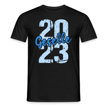 Geselle Gesellenprüfung bestanden Gesellen - Männer T-Shirt - Schwarz - Vorne - AI Model Male 178 light (178cm)