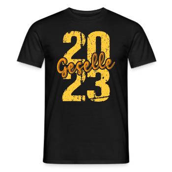 Geselle Gesellenprüfung bestanden Gesellen - Männer T-Shirt - Schwarz - Vorne - AI Model Male 178 light (178cm)