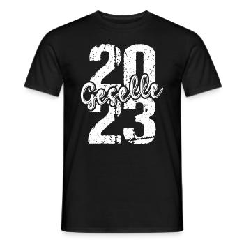Geselle Gesellenprüfung bestanden Gesellen - Männer T-Shirt - Schwarz - Vorne - AI Model Male 178 light (178cm)
