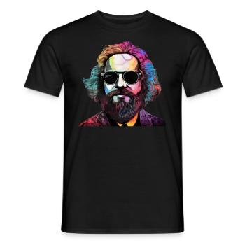 Le communisme a quitté le marxisme Karl Marx - T-shirt homme - noir - Devant - AI Model Male 178 light (178cm)