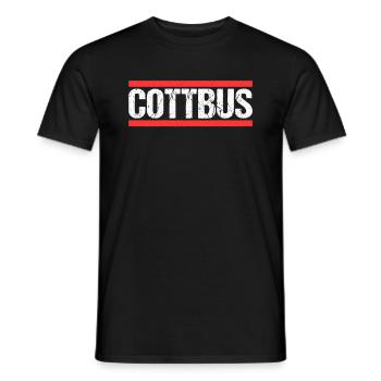 Cottbus Cottbuserin Cottbuser Stadt Cottbus - Männer T-Shirt - Schwarz - Vorne - AI Model Male 178 light (178cm)