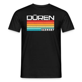 Düren Dürenerin Dürener Stadt Düren - T-shirt homme - noir - Devant - AI Model Male 178 light (178cm)