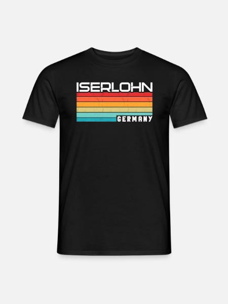 Iserlohn Iserlohnerin Iserlohner Stadt Iserlohn - Men's T-Shirt - black