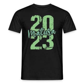 Matura Jeunes Filles Femmes et Hommes Matura 2023 - T-shirt homme - noir - Devant - AI Model Male 178 light (178cm)