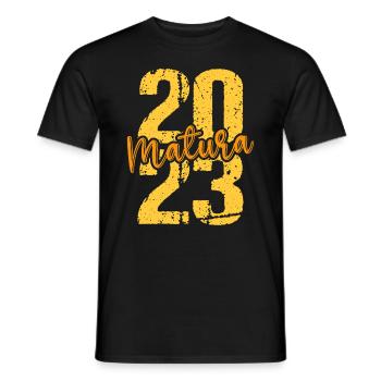 Matura Jeunes Filles Femmes et Hommes Matura 2023 - T-shirt homme - noir - Devant - AI Model Male 178 light (178cm)