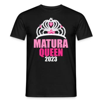 Matura Jeunes Filles Femmes et Hommes Matura 2023 - T-shirt homme - noir - Devant - AI Model Male 178 light (178cm)