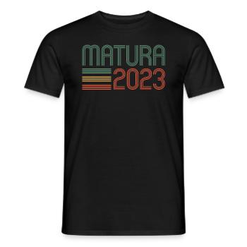 Matura Jeunes Filles Femmes et Hommes Matura 2023 - T-shirt homme - noir - Devant - AI Model Male 178 light (178cm)