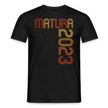 Matura Jeunes Filles Femmes et Hommes Matura 2023 - T-shirt homme - noir - Devant - AI Model Male 178 light (178cm)