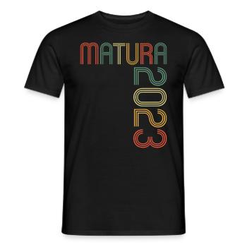 Matura Jeunes Filles Femmes et Hommes Matura 2023 - T-shirt homme - noir - Devant - AI Model Male 178 light (178cm)