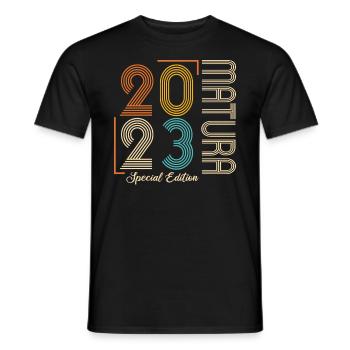 Matura Jeunes Filles Femmes et Hommes Matura 2023 - T-shirt homme - noir - Devant - AI Model Male 178 light (178cm)