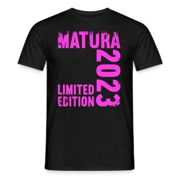 Matura Jeunes Filles Femmes et Hommes Matura 2023 - T-shirt homme - noir - Devant - AI Model Male 178 light (178cm)
