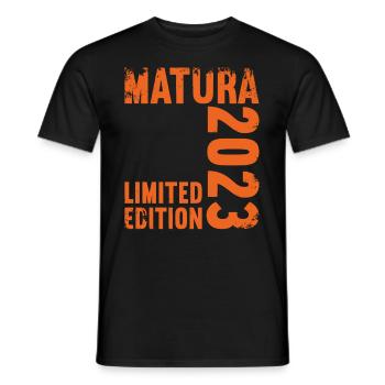 Matura Jeunes Filles Femmes et Hommes Matura 2023 - T-shirt homme - noir - Devant - AI Model Male 178 light (178cm)