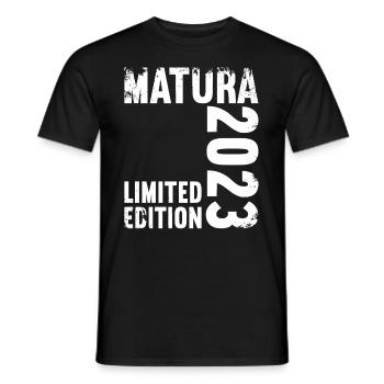 Matura Jeunes Filles Femmes et Hommes Matura 2023 - T-shirt homme - noir - Devant - AI Model Male 178 light (178cm)