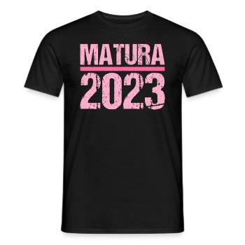 Matura Jeunes Filles Femmes et Hommes Matura 2023 - T-shirt homme - noir - Devant - AI Model Male 178 light (178cm)