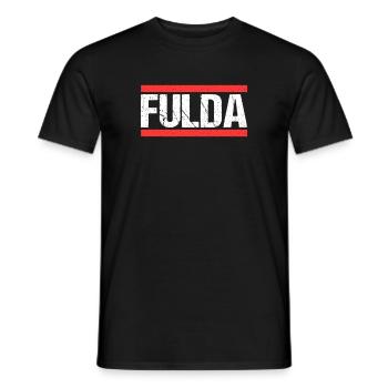 Fuldaerin Fuldaer Fulda - Männer T-Shirt - Schwarz - Vorne - AI Model Male 178 light (178cm)