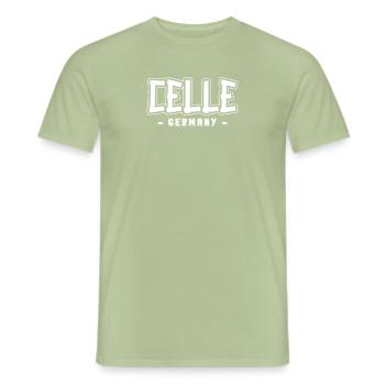 Cellerin Celler Celle - T-shirt homme - vert sauge - Devant - AI Model Male 178 light (178cm)