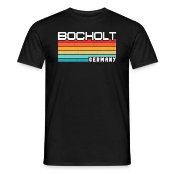 Bocholterin Bocholter Bocholt - Männer T-Shirt - Schwarz - Vorne - AI Model Male 178 light (178cm)