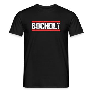 Bocholterin Bocholter Bocholt - Männer T-Shirt - Schwarz - Vorne - AI Model Male 178 light (178cm)