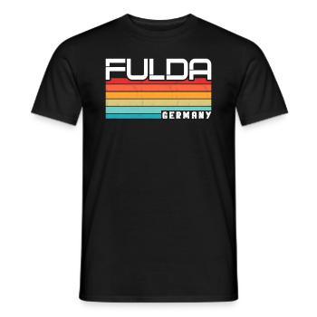 Fuldaerin Fuldaer Fulda - Männer T-Shirt - Schwarz - Vorne - AI Model Male 178 light (178cm)