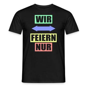 Junggesellenabschied Poltern Polterabend JGA - Männer T-Shirt - Schwarz - Vorne - AI Model Male 178 light (178cm)