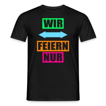 Junggesellenabschied Poltern Polterabend JGA - Männer T-Shirt - Schwarz - Vorne - AI Model Male 178 light (178cm)