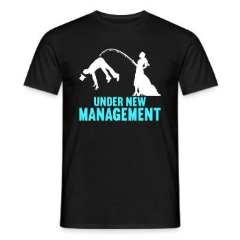 Bachelor party rumbling bachelor party - Men's T-Shirt - black - Front - AI Model Male 178 light (178cm)