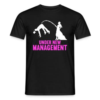 Bachelor party rumbling bachelor party - Men's T-Shirt - black - Front - AI Model Male 178 light (178cm)