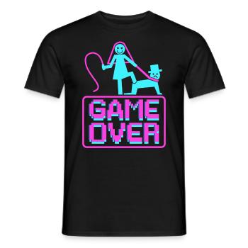 Bachelor party rumbling bachelor party - Men's T-Shirt - black - Front - AI Model Male 178 light (178cm)