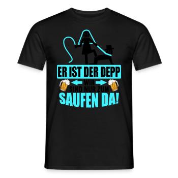 Junggesellenabschied Poltern Polterabend JGA - Männer T-Shirt - Schwarz - Vorne - AI Model Male 178 light (178cm)