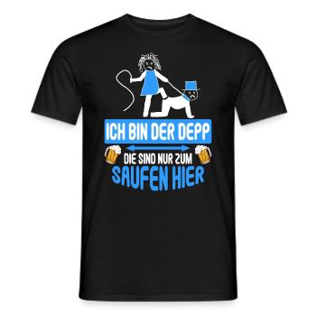 Junggesellenabschied Poltern Polterabend JGA - Männer T-Shirt - Schwarz - Vorne - AI Model Male 178 light (178cm)