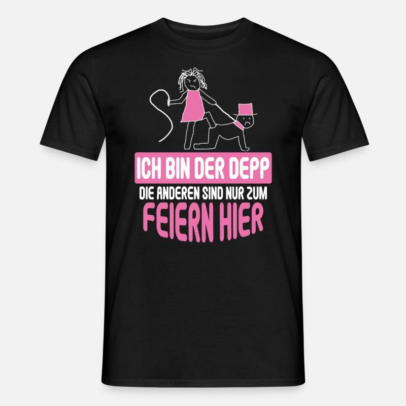 Junggesellenabschied Poltern Polterabend JGA - Männer T-Shirt - Schwarz