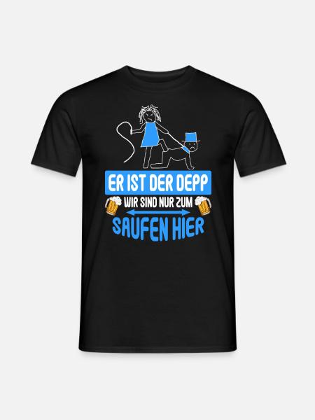 Junggesellenabschied Poltern Polterabend JGA - Männer T-Shirt - Schwarz