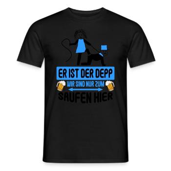 Junggesellenabschied Poltern Polterabend JGA - Männer T-Shirt - Schwarz - Vorne - AI Model Male 178 light (178cm)