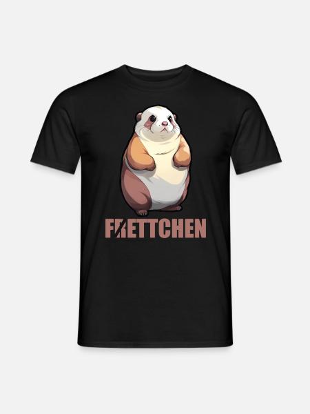 Fat ferret - Men's T-Shirt - black
