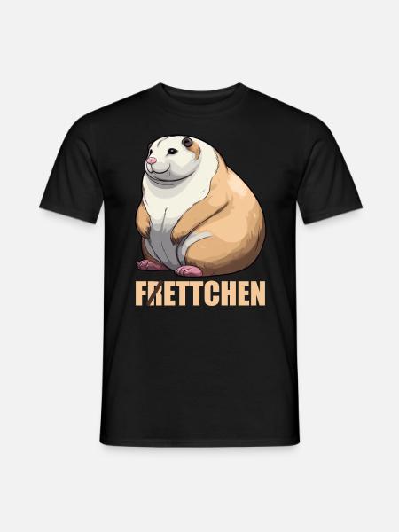 Fettchen Frettchen - Männer T-Shirt - Schwarz