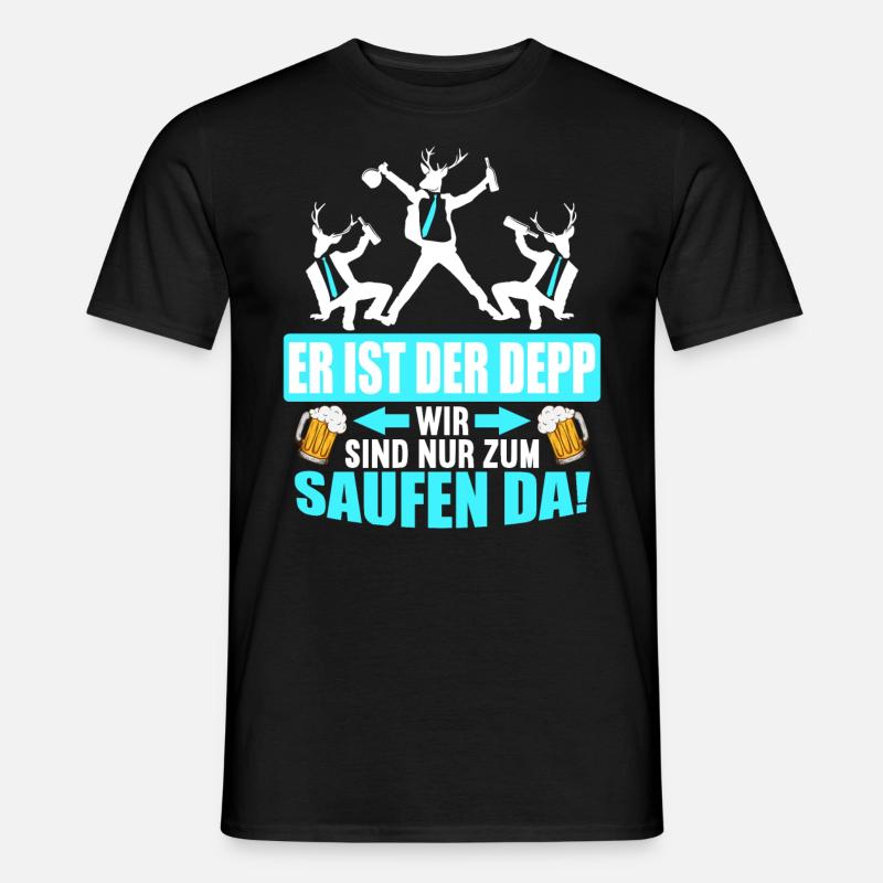 Junggesellenabschied Poltern Polterabend JGA - Männer T-Shirt - Schwarz