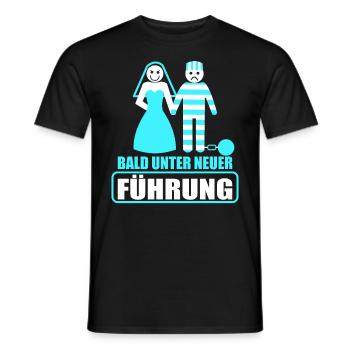 Junggesellenabschied Poltern Polterabend JGA - Männer T-Shirt - Schwarz - Vorne - AI Model Male 178 light (178cm)