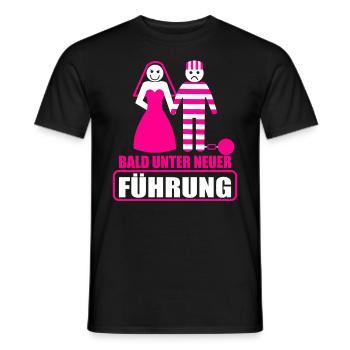 Junggesellenabschied Poltern Polterabend JGA - Männer T-Shirt - Schwarz - Vorne - AI Model Male 178 light (178cm)