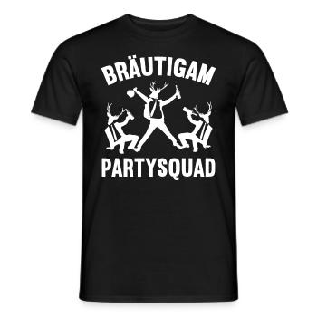 Junggesellenabschied Poltern Polterabend JGA - Männer T-Shirt - Schwarz - Vorne - AI Model Male 178 light (178cm)