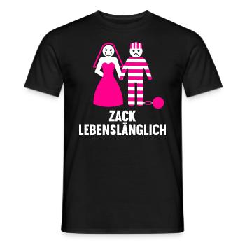 Junggesellenabschied Poltern Polterabend JGA - Männer T-Shirt - Schwarz - Vorne - AI Model Male 178 light (178cm)
