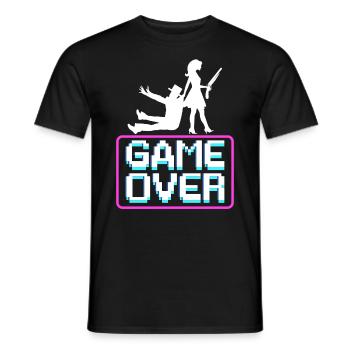 Bachelor party rumbling bachelor party - Men's T-Shirt - black - Front - AI Model Male 178 light (178cm)