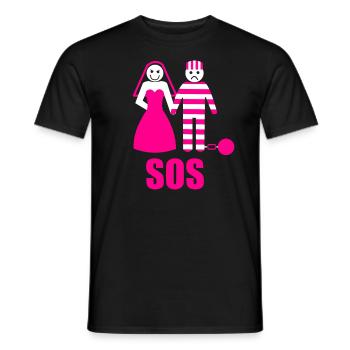 Junggesellenabschied Polterabend JGA Männer - Männer T-Shirt - Schwarz - Vorne - AI Model Male 178 light (178cm)